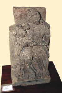 Couple (71 x 38 cm), stone, 7th 8th centuries